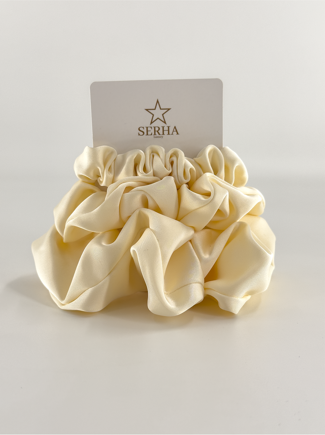 Satin Gold Scrunchies 3-piece